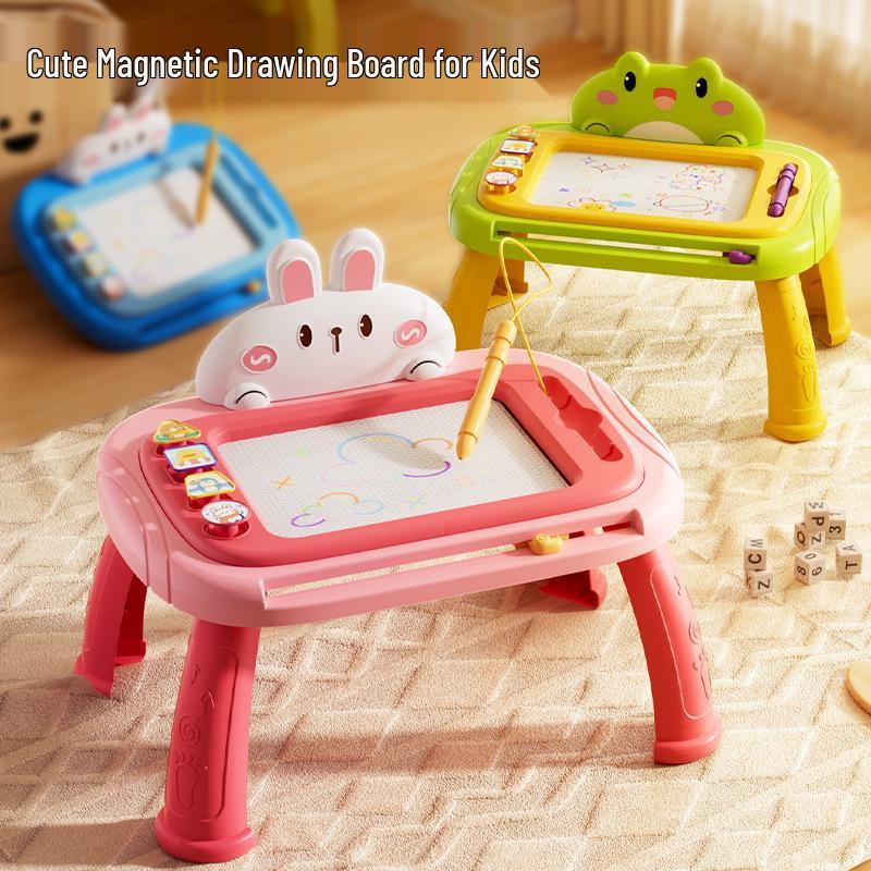 Large Magnetic Children's Drawing Board - Colorful, Erasable Doodle Table for Home