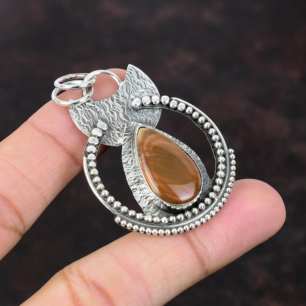 Imperial Jasper Pendant 925 Sterling Silver Pendant Handmade Amazing Jewelry High Quality Gemstone Pendant Gift For Friend Brand New Jewelry