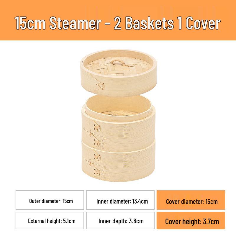 Bamboo Steamer Basket Wedding Candy Box - Festive Ornament for Wedding Rooms