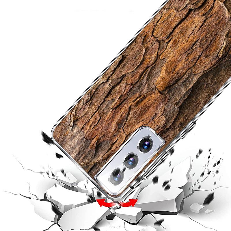 Wood Wooden Pattern Cover Phone Case For Samsung Galaxy S26 S25 Edge S24 Ultra S23 S22 Plus S21 S20 FE Soft Fundas Shell Galaxy