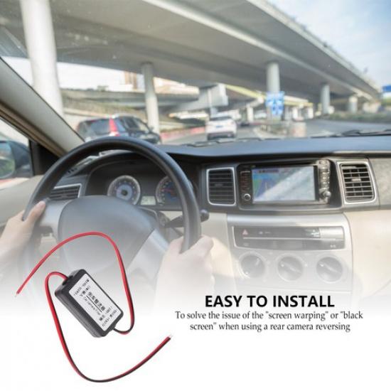 1pc Car Rear View Filter Reverse Camera Power Filter Camera Noise Capacitor Car