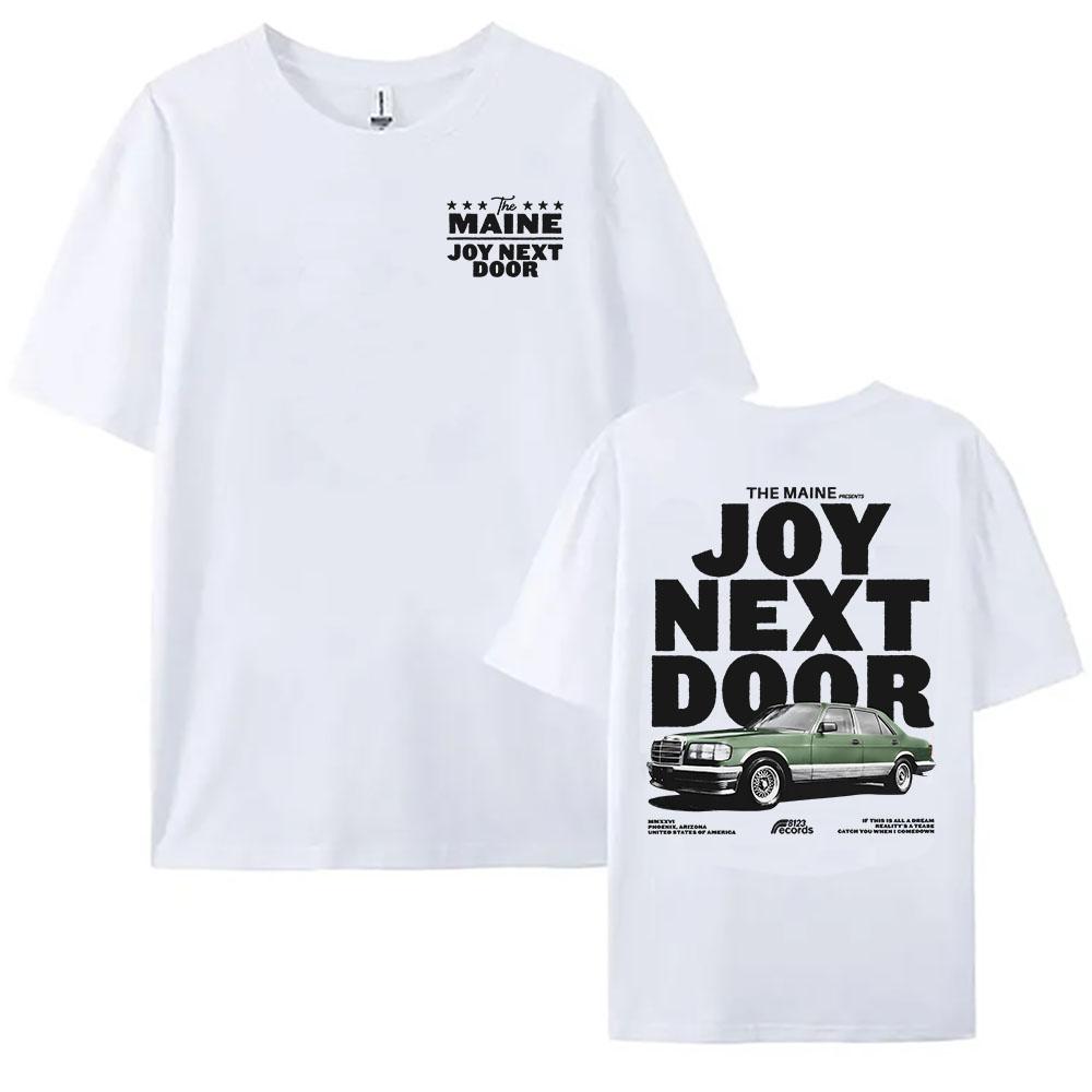 

Joy Next DOOR Tees The Maine Band Fashion Graphic Tshirt Summer Short Sleeve WomenUnisex Tshirts Cotton Soft Casual Unisex Shirt S