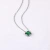Non-fading High-quality Jewelry Double-sided Four-leaf Clover Necklace Women's Live Broadcast Hot-selling Titanium Steel Collarbone Chain