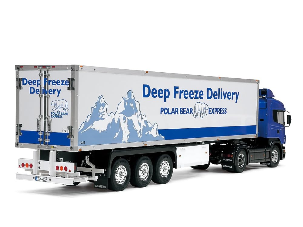 Tamiya Electric RC Big Truck Series Trailer Truck 3 Axis Reefer Radiostyrt 56319 1/14 No.19 Semi-Trailer