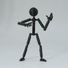 Multi-Jointed 3D Printed Mannequin 3D Printing Stickman Assembled Robot  Kids Adults