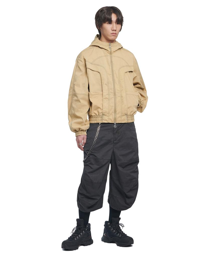 Nomanual Light Hooded Jacket - Sand
