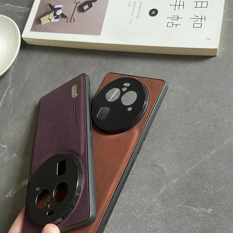 Magnetické pro OPPO Find X7 Ultra X6 Pro Realme GT5 11 Plus Reno 12 10 8T Pouzdro Kožené Matné Měkké Plné Kryt na Ochranu Fotoaparátu Skořepina