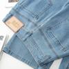 Women's Light Blue High-Waisted Wide-Leg Jeans - 2025 Summer Slimming Style