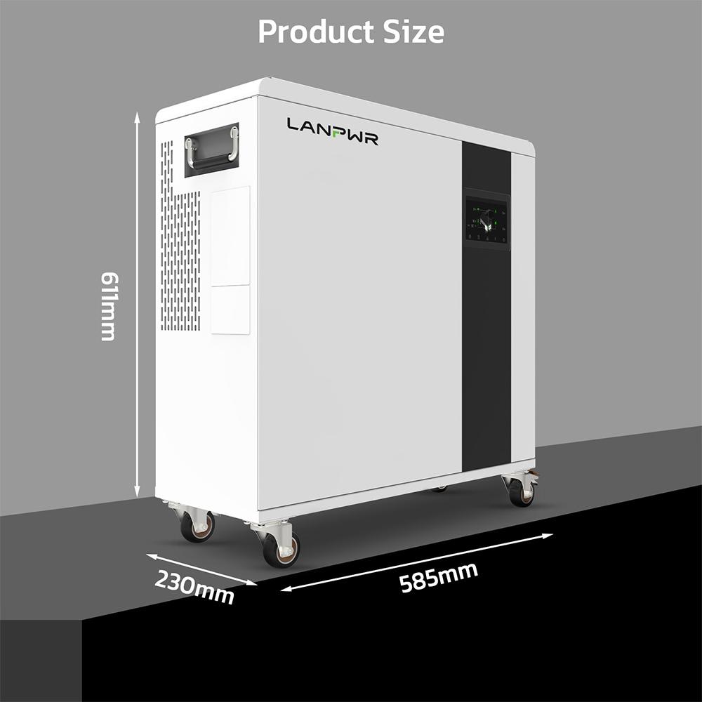 LANPWR UFox Plus 35E Solar Power Station, 3500W 5120Wh Solar Generator, LiFePO4 Battery, Off-Grid Inverter, Expandable & APP Control