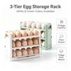 Food-Grade Flip Multi-Layer Egg Storage Box, Narrow Design Refrigerator Side Door Fresh Keeping Egg Holder