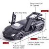 1:32 Lambor LP740 URUS Sports Car Model Toy Metal Body Vehicles Sound Light Pull Back Supercar Computer Desktop Ornaments