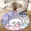 Personalized Chiikawa Round Chair Office Rug - Perfect for Mat, Office Chair & More - Ideal Gift for Birthdays and Holidays