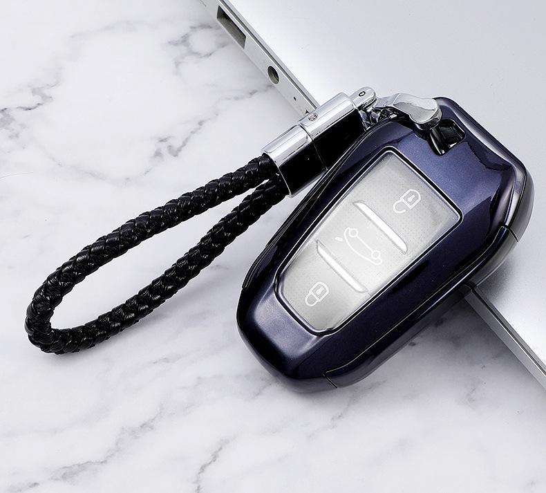 Dongfeng Peugeot 408/5008/508L Key Cover 2019 Model with New Logo, TPU Car Key Bag