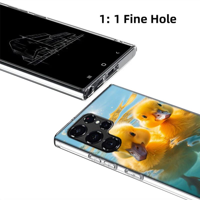 Yellow Duck Cases Phone Case for Samsung Galaxy S26 Ultra S25 Edge S24 S23 FE S21 Plus S20 S22 S10 Cover TPU Capa Shell Shockpro