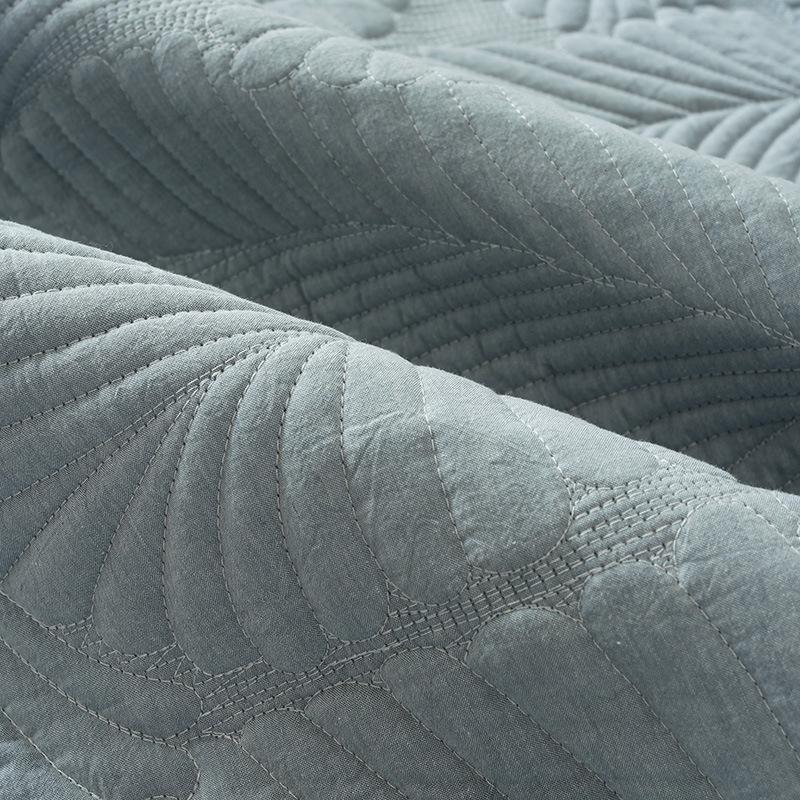 Simple Solid Color Sofa Cushion Four Seasons Pure Cotton Fabric Non-slip Cotton Seat Cushion Universal Modern Sofa Cover Cover