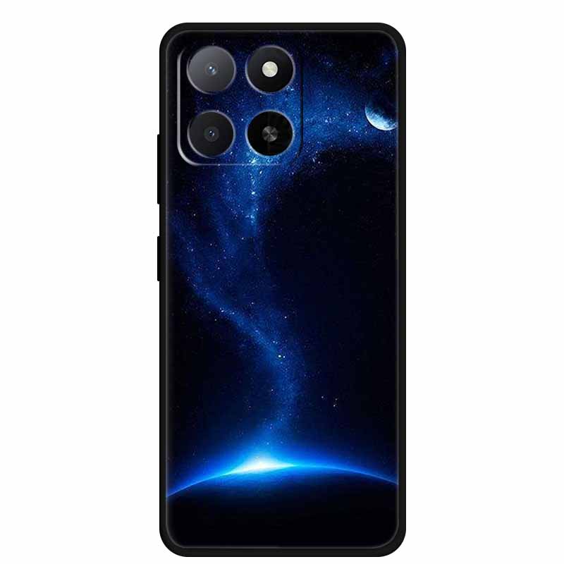 Für ZTE Blade A55 A35 Hülle Tiere Weiches Silikon TPU Handyhüllen Rückseite für ZTE Blade A35 BladeA55 Wolf Stoßfest Cool Capa