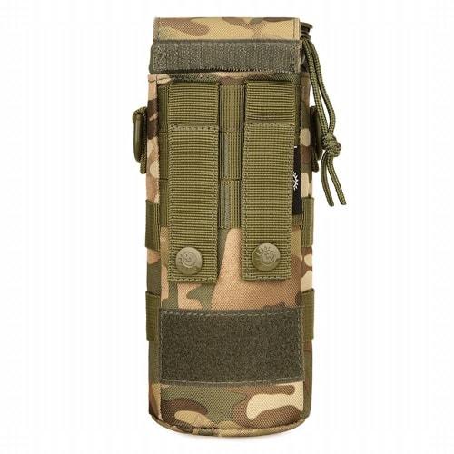 PHOENIX IKKI 300ml-650ml Bottle Compatible Foldable Portable Molle Compatible Water Bottle Pouch, Water Bottle Holder, Handy Pouch, CP Camouflage