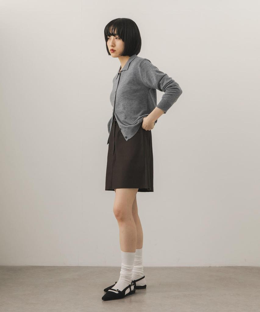 Mini Dark One Size [KBF] Skirt, Cut-off Skirt, Women's KB26330-2051090, Brown,