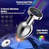 Wireless Anal Plug Vibrator for Men Women Butt Plug Men Prostate Massager Female Vagina Remote Stimulator for Adult Sex Toys