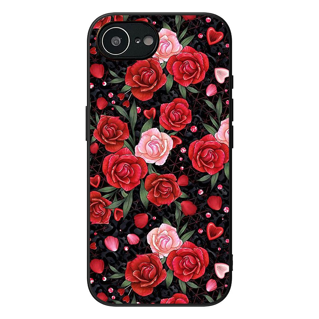 Hülle für Huawei P30 P20 P10 Mate 10 20 Pro Lite Y9A Y8S P Smart Y7 Y9 Prime Y6 Handyhülle Pfingstrose Rose Lavendel Blume