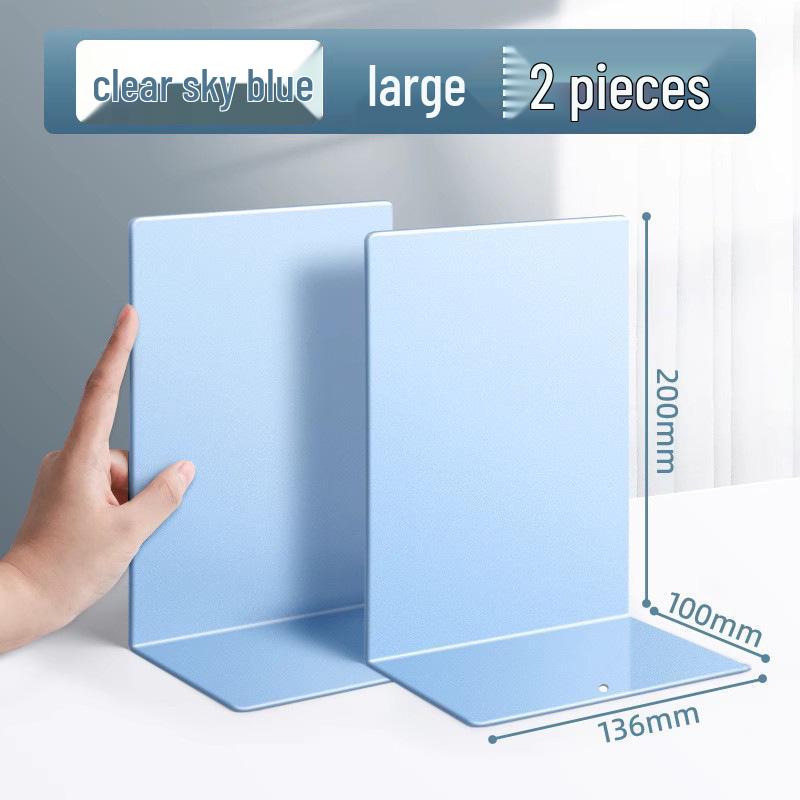 Большая простая стальная подставка для книг с утолщенной и расширенной конструкцией для студентов