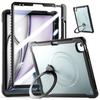 Powerful Sailor Metal Holder Hybrid Shockproof Tablet Case With Strap & Glass Film For iPad 2025 / 2022