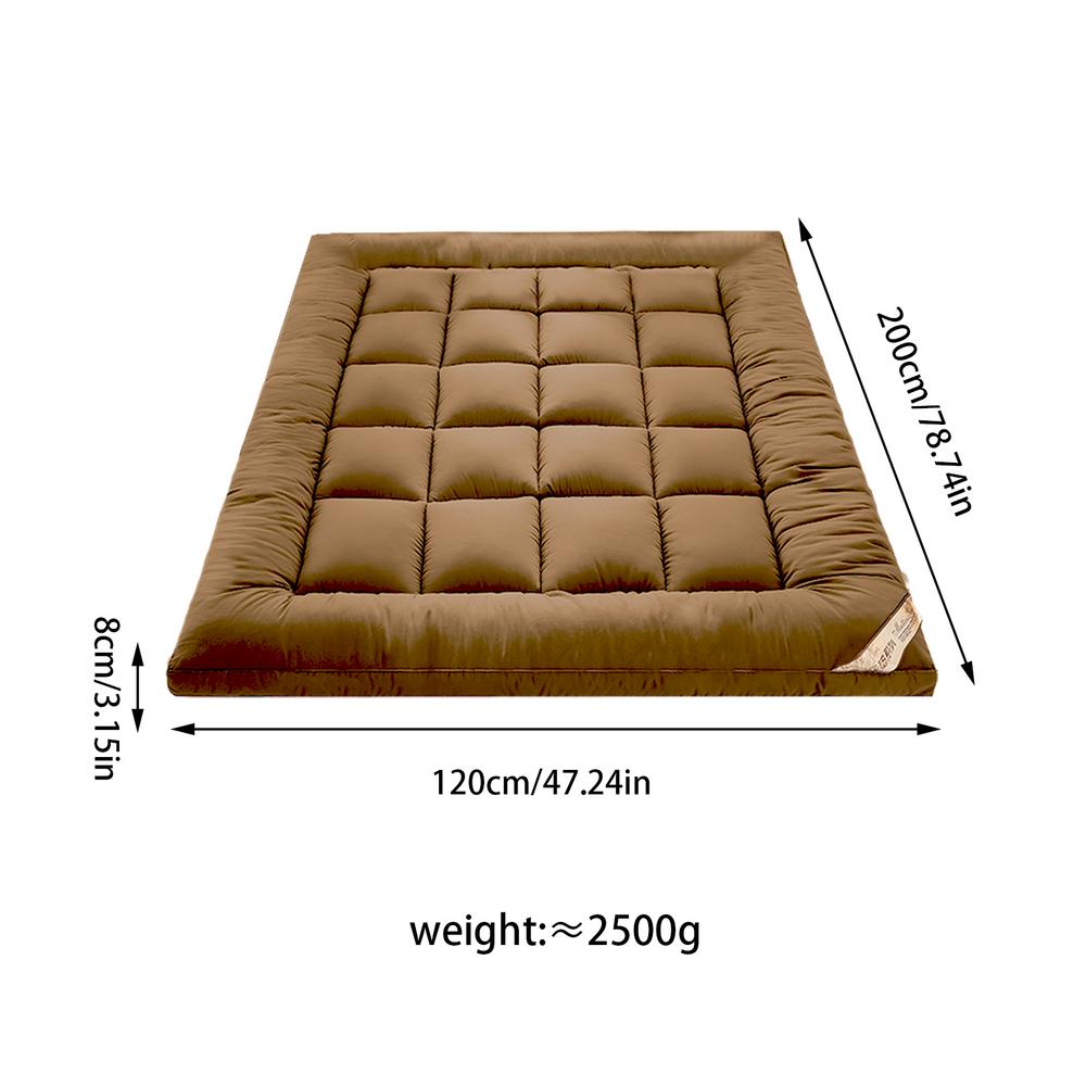 Soft Down Mattress Car Sleeping Mat Tatami Breathable Thickened Non-slip Thickened 8cm 1.2m 1.5m Soft Cushion Quilt Tatami Mat