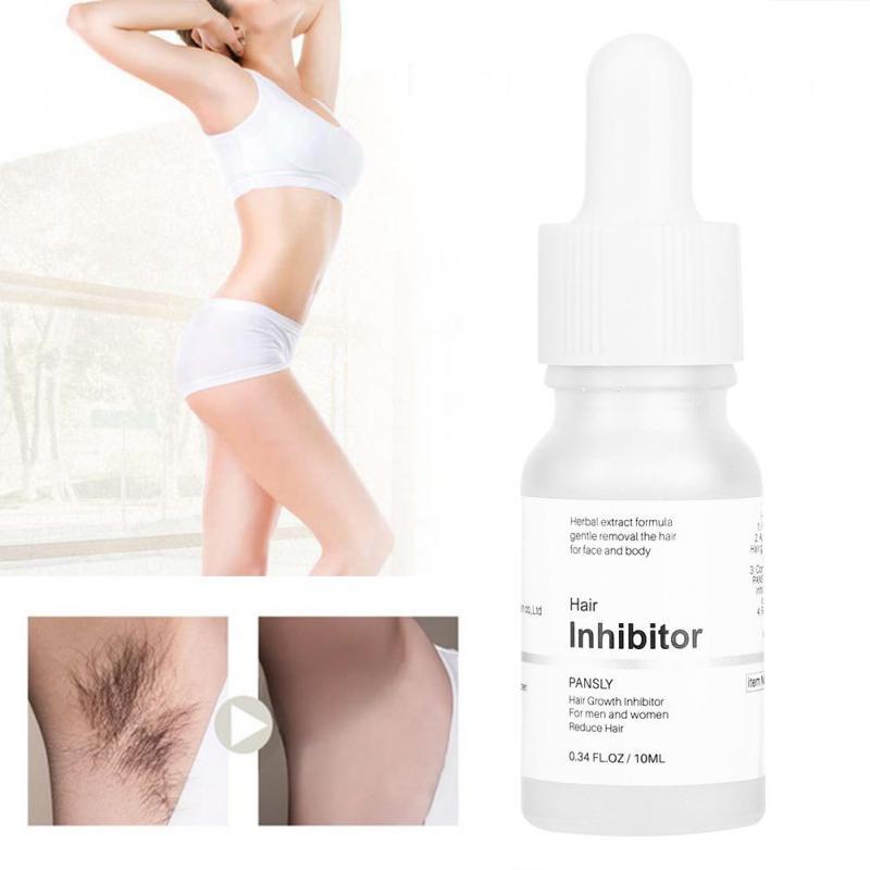 10ml Natural Plant Extract Hair Growth Inhibitor Repair Serum For