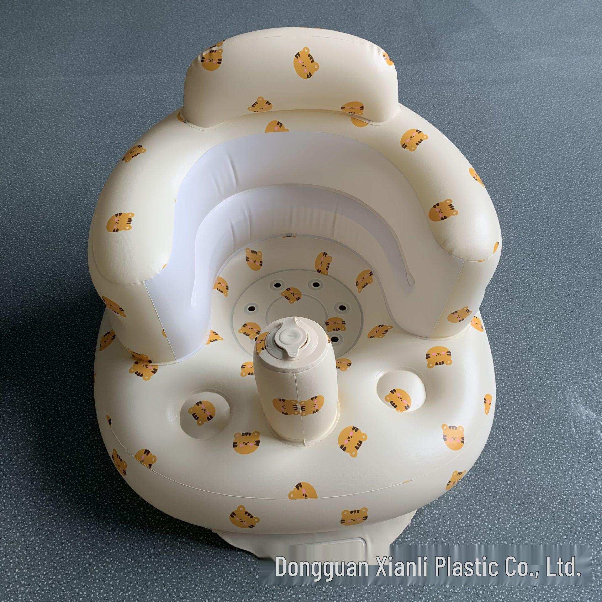 

Portable Inflatable Baby Learning Seat - Foldable PVC for Indoor/Outdoor Use 52 x 50 x 35 CM