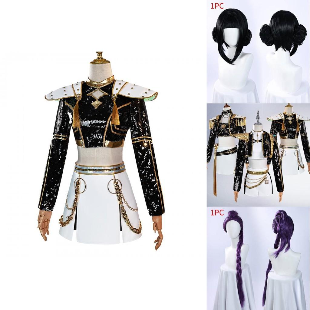 Disfraz de Cosplay de Cazadores de Demonios Kpop Zoey con Tejido de Poliéster para Role Play de Anime