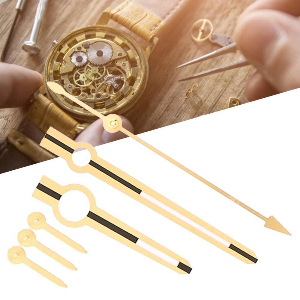 6Pcs Small Size Watch Hands Set Silver Watch Hour Hands Portable Watch Repair Parts for Watch Store