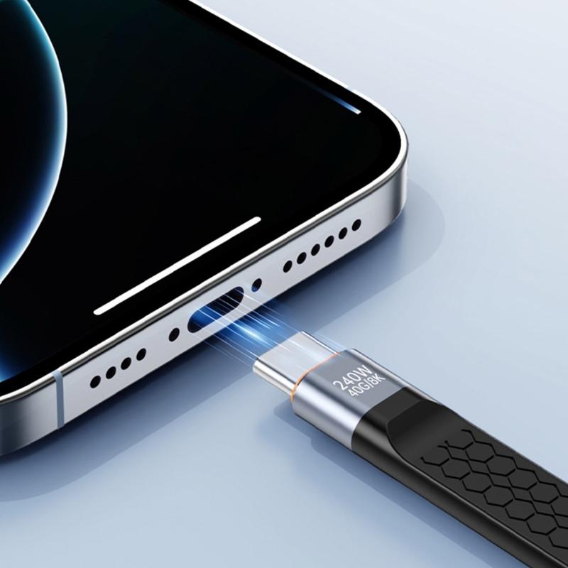 USB4.0 USB C To USB C Cable 40Gbps/80Gbps 8K@60Hz 240W Fast Charging USB C Data Cord Video Cable for Smartphone Laptops