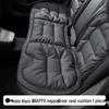 Luxury Nappa Leather Non-Slip Car Seat Cushions for Five-Seater - Thickened Design for Front and Rear Seats