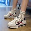 Shoes Women's New Autumn Great-looking Inner Height-increasing Sneakers with Skirts Fashionable Leather