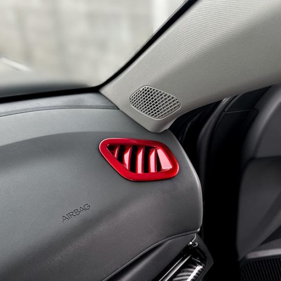 Tuning Air Condition Vent Outlet Frame Cover Dashboard Trim For KIA K4 2024-2026