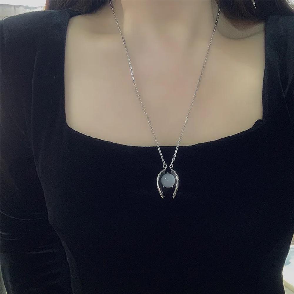 Ghost Wing Crystal Retro Necklace Is able, Unique and Personalized. It Is An Aged Pendant and A Pendant Accessory