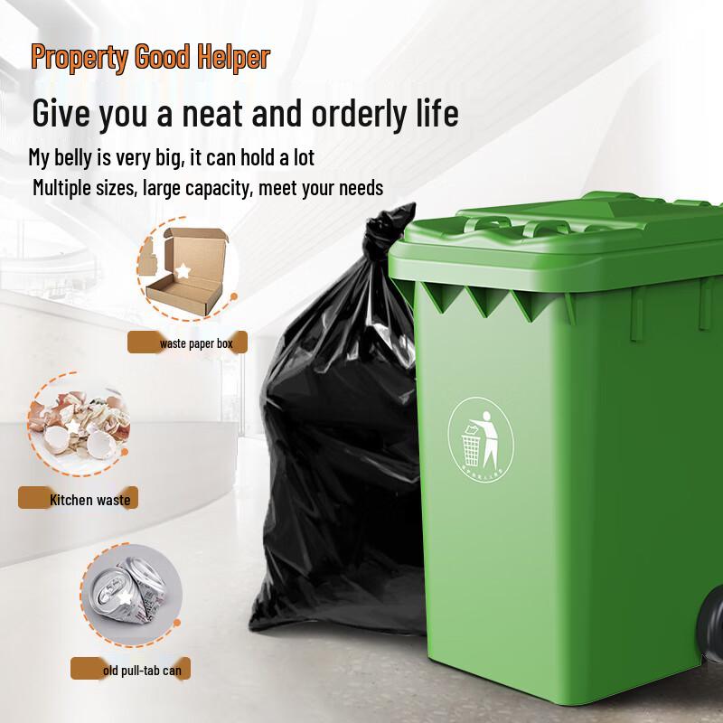 Bendit Extra Large Black Flat-Top Garbage Bags