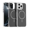 KEYSION Luxury Magnetic Case for MagSafe for iPhone 14 15 16 Pro Max Soft TPU+PC Wireless Charging Shockproof Phone Back Cover