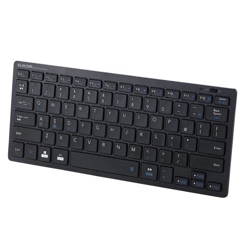ELECOM Bluetooth Multi-Pairing Mini Keyboard, Pantograph Type, Lightweight and Thin, Simultaneous Pairing of 3 Devices, Compatible with mac OS/iPad OS