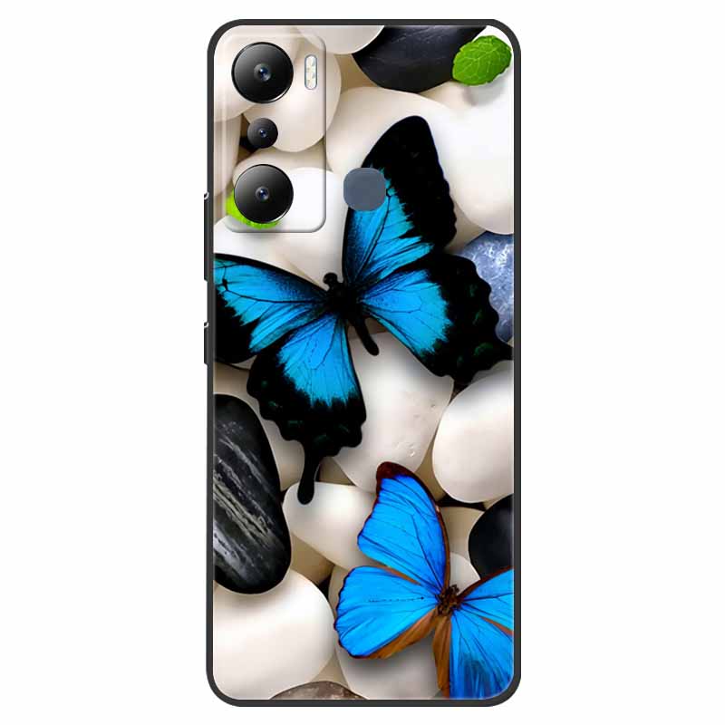 For Infinix Hot 20i Case Hot12i X665C Shockproof Soft Silicone TPU Back Cover For Infinix Hot 20i 20 I X665E Phone Cases 6.6"