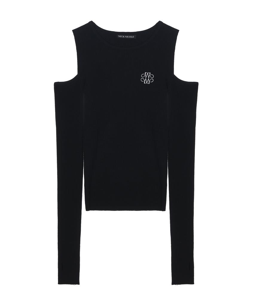 Nigaennikol Nicole Warmer Ribbed Off Shoulder Knit_6 Color