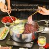 Jingqingfu Hammered 304 Stainless Steel Hot Pot