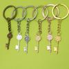 Vintage Peach Heart Key Keychain Pendant – Hot Selling Jewelry