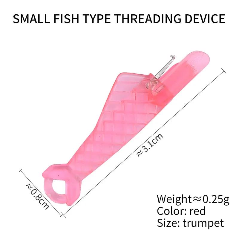 Mini Automatic Needle Threader With Hook Plastic Needle Sewing Machine Insertion Elderly Quick Changer Craft Accessories