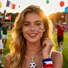 Waterproof Tattoo Stickers Sweatproof Temporary Tattoos for Club Events Parties Football Fans Makeup Face Stickers