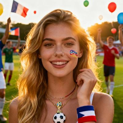 Waterproof Tattoo Stickers Sweatproof Temporary Tattoos for Club Events Parties Football Fans Makeup Face Stickers