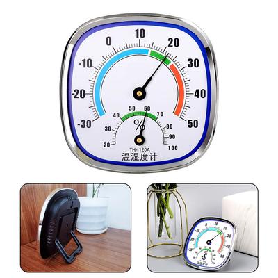Hygrometer Thermometer Outdoor Temperature Glass Lens Humidity No Battery Required Wall Mounted -30 - 50℃ 1pc ABS