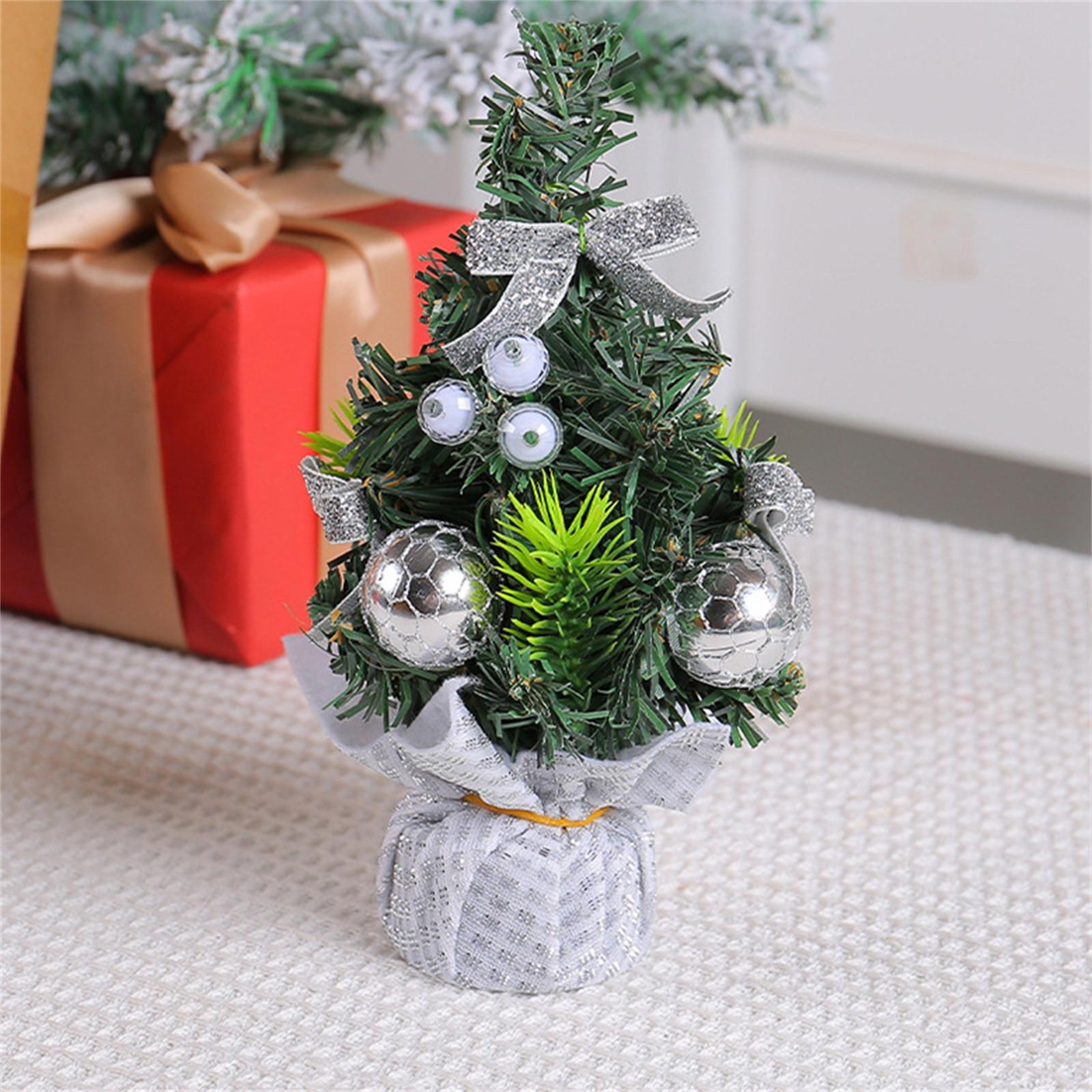 

Рождественские шары, игольчатые елочные украшения, рождественские настольные имитации елочных украшений, маленькие подарки One Size