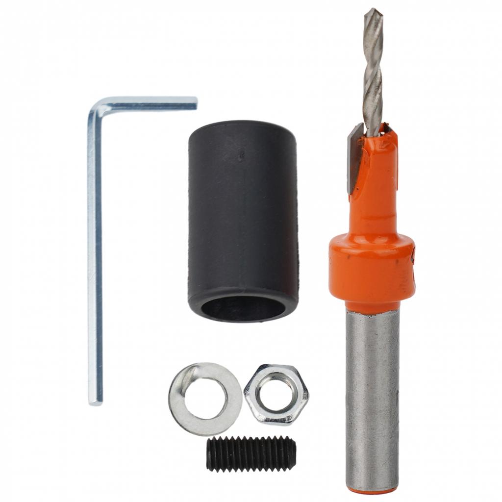 Drill Stopper 2.8/3.2/3.5/4 Black For Woodworking Drilling