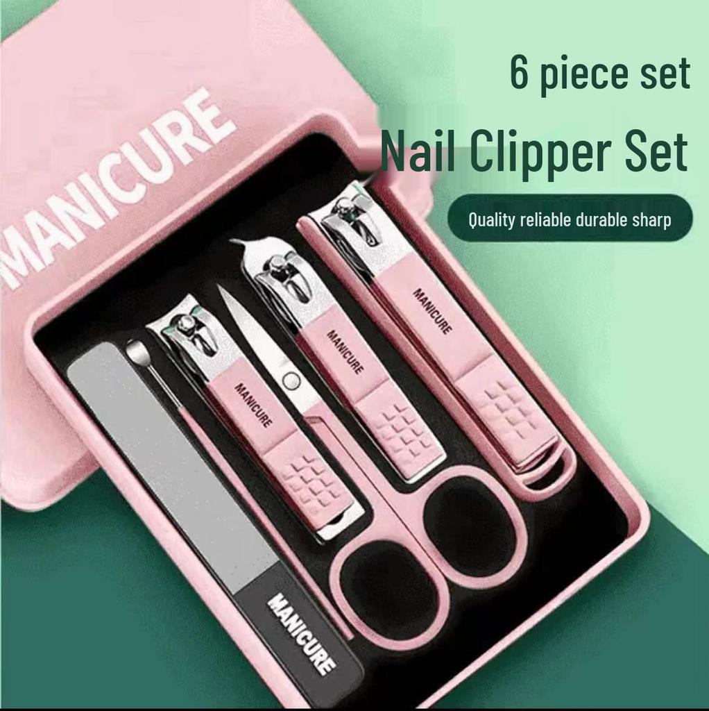 Anti-Splash Multipurpose Nail Clipper Set for Home Manicure and Personal Care